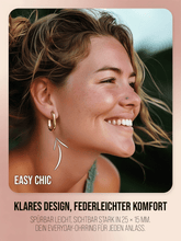 Lade das Bild in den Galerie-Viewer, Ohrringe - 'Helia' - Creolen