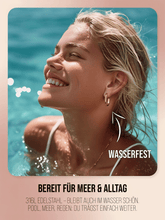 Lade das Bild in den Galerie-Viewer, Ohrringe - 'Helia' - Creolen