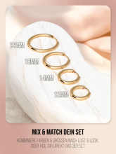 Lade das Bild in den Galerie-Viewer, Ohrringe - 'Aruba' - Basic Creolen