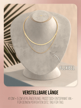 Lade das Bild in den Galerie-Viewer, Halskette - 'Twin Waves' - Layering Kette