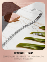 Lade das Bild in den Galerie-Viewer, Armband - 'Solara' - Flaches Panzerarmband