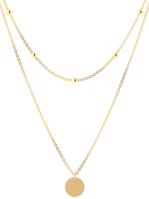 Lade das Bild in den Galerie-Viewer, Halskette - 'Palma Disc' - Layering Kette