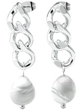 Lade das Bild in den Galerie-Viewer, Ohrringe - 'Kettenglieder' - Mit und ohne Perle