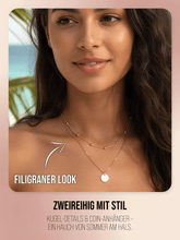 Lade das Bild in den Galerie-Viewer, Halskette - 'Palma Disc' - Layering Kette
