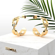 Lade das Bild in den Galerie-Viewer, Creolen im Gliederketten - Style | Edelstahl in Rosegold, Silber & Gold