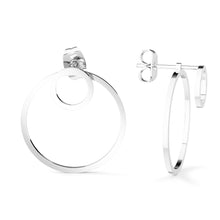 Lade das Bild in den Galerie-Viewer, Ohrringe - '2-in-1 Kreise'