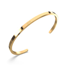 Lade das Bild in den Galerie-Viewer, Armreif mit Gravur - 'Infinity' - 3mm