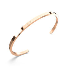Lade das Bild in den Galerie-Viewer, Armreif mit Gravur - 'Infinity' - 3mm
