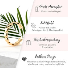 Lade das Bild in den Galerie-Viewer, Ring im Herzen Design | Edelstahl in Rosegold, Silber & Gold