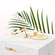 Lade das Bild in den Galerie-Viewer, Ohrringe - '2-in-1 Kreise'