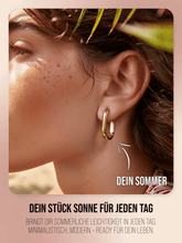 Lade das Bild in den Galerie-Viewer, Ohrringe - &#39;Helia&#39; - Creolen
