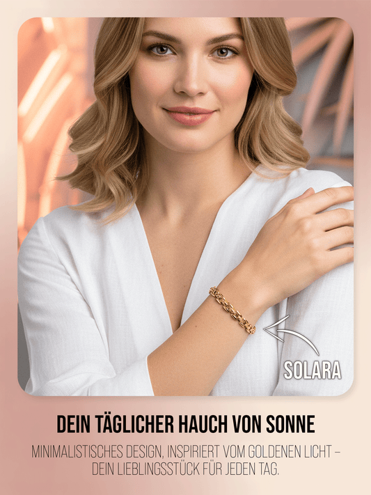 Armband - 'Solara' - Flaches Panzerarmband