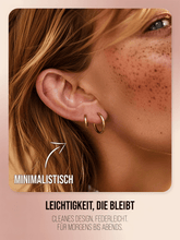 Lade das Bild in den Galerie-Viewer, Ohrringe - 'Aruba' - Basic Creolen
