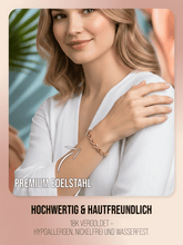 Lade das Bild in den Galerie-Viewer, Armband - &#39;Solara&#39; - Flaches Panzerarmband
