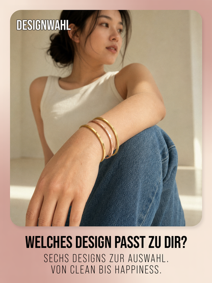 THIORA Armreifen mit sechs festen Designs zur Auswahl