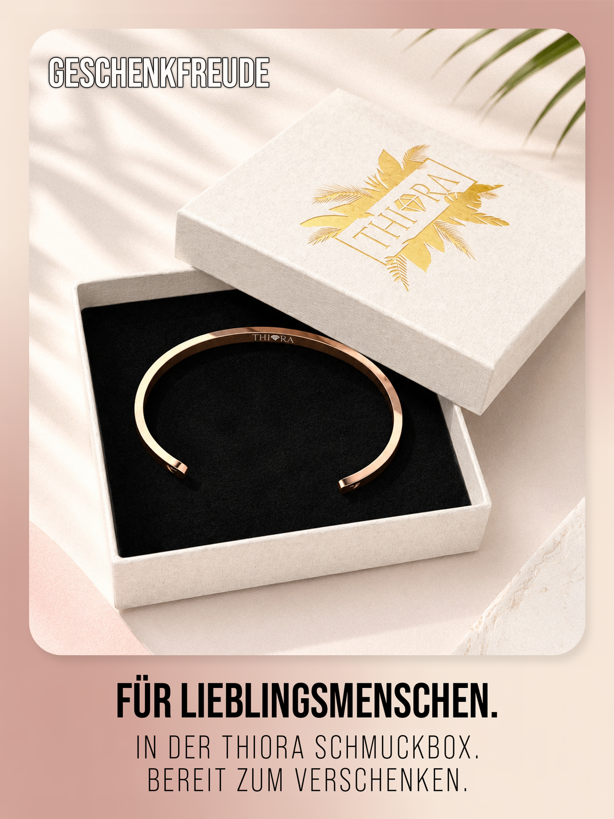 THIORA Armreif in THIORA Schmuckbox – Geschenkidee