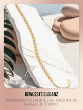 Lade das Bild in den Galerie-Viewer, Armband - &#39;Solara&#39; - Flaches Panzerarmband
