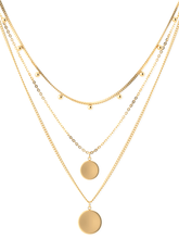 Lade das Bild in den Galerie-Viewer, Halskette - &#39;Capri Coin&#39; - Layering Kette
