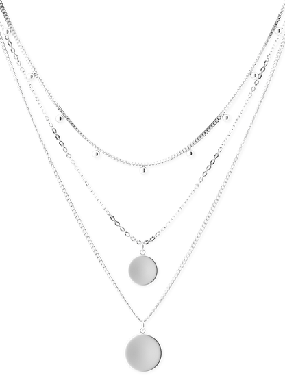 Halskette - 'Capri Coin' - Layering Kette