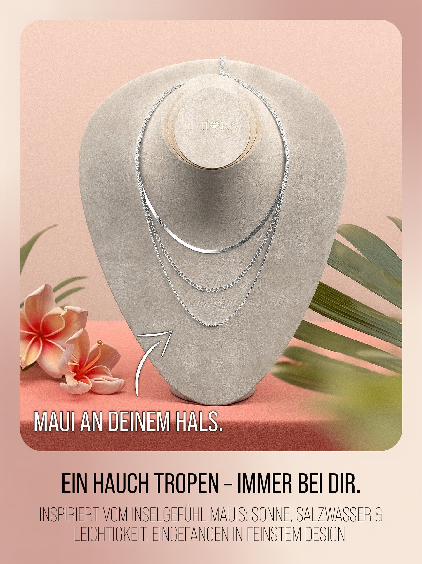 Halskette - 'Layers of Maui' - Layering Kette