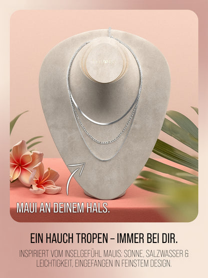 Layers of Maui Halskette – Dreireihiger Look