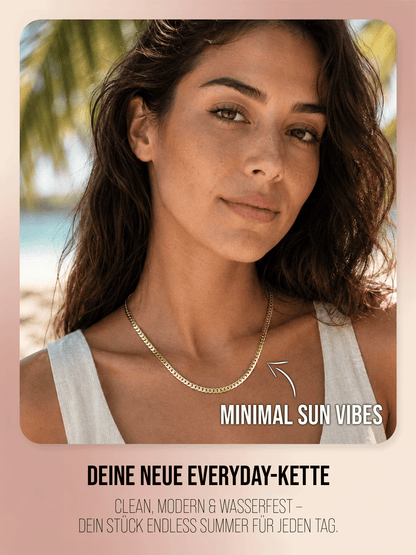 Sunwave Halskette – Flache Panzerkette
