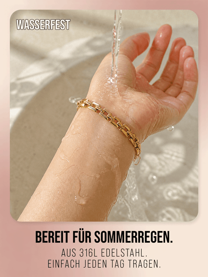Solara Armband – Flaches Panzerarmband
