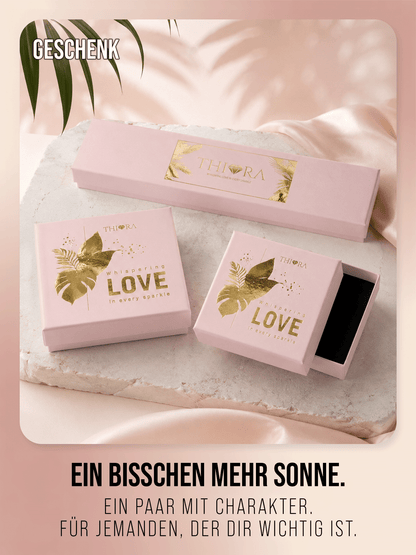 Creolen im Gliederketten - Style | Edelstahl in Rosegold, Silber & Gold