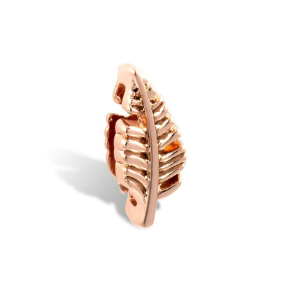 THIORA Charm Blatt – Rosegold