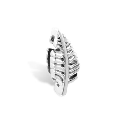 THIORA Charm Blatt – Silber