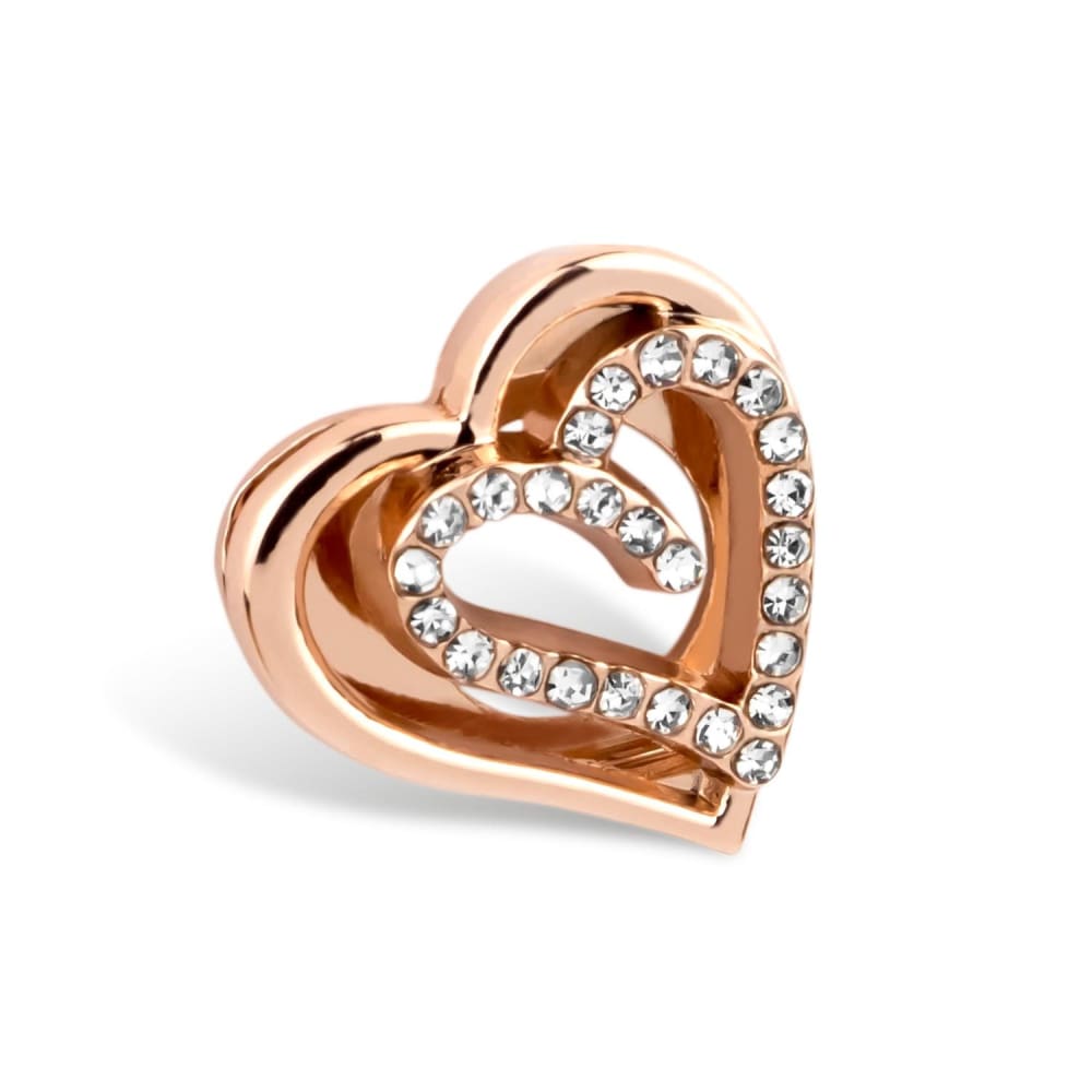 THIORA Charm Diamantherz – Rosegold