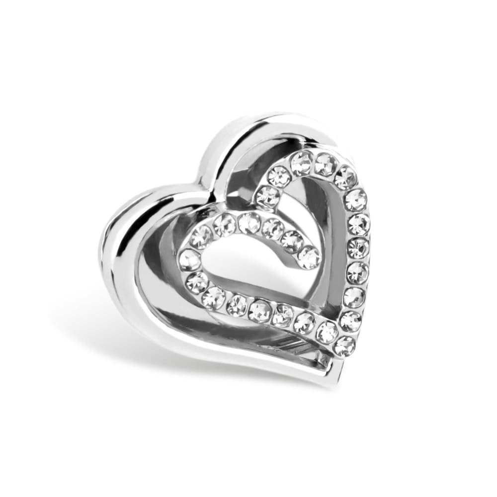 THIORA Charm Diamantherz – Silber