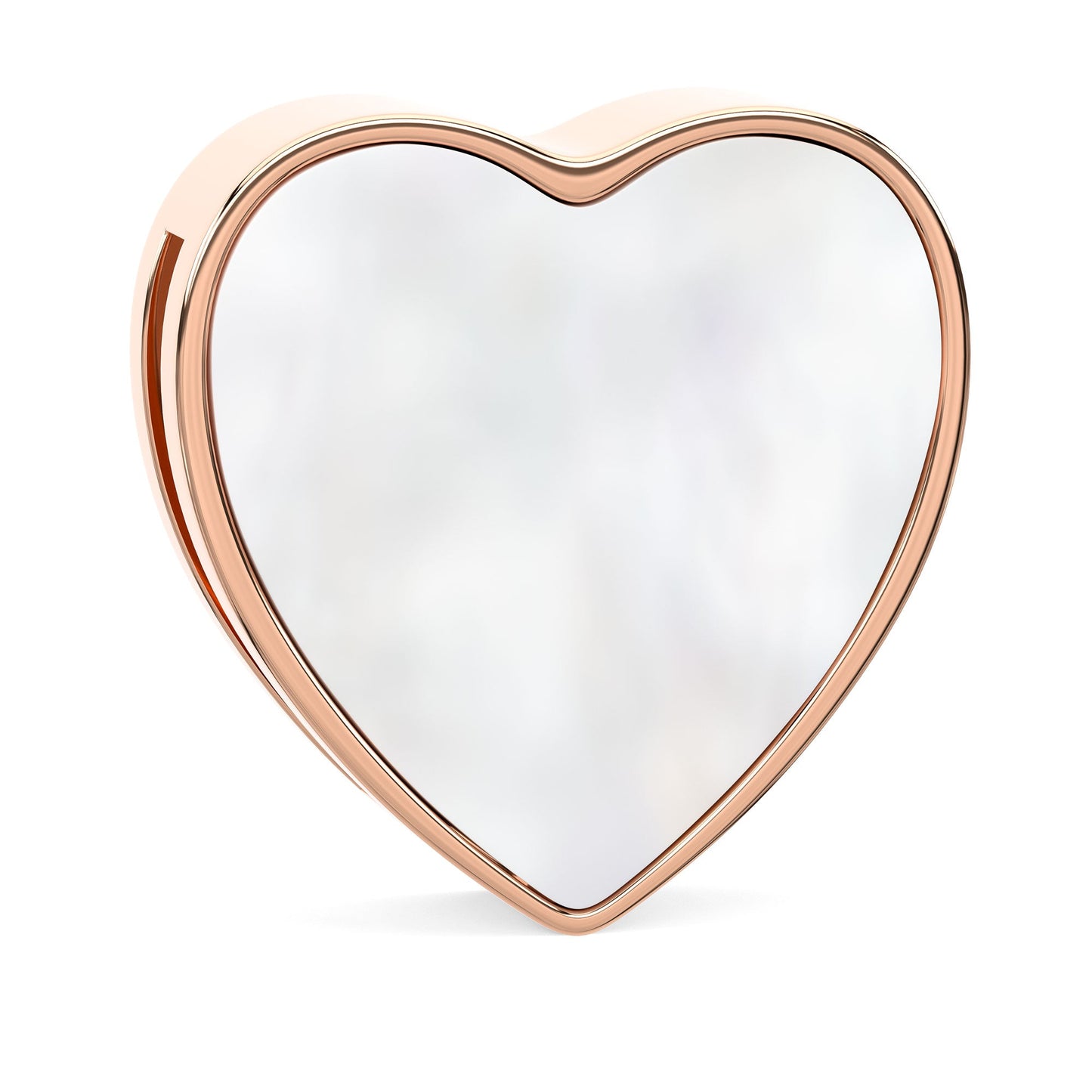 THIORA Charm Perlenherz – Rosegold