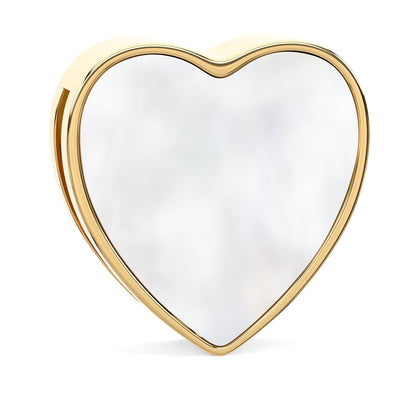 THIORA Charm Perlenherz – Gold