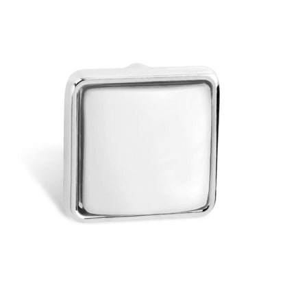 THIORA Charm Perlmutt Square – Silber
