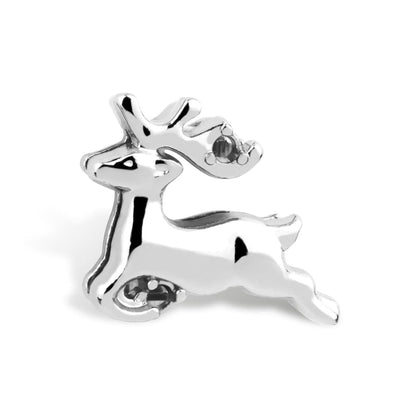 THIORA Charm Weihnachten Rentier – Silber