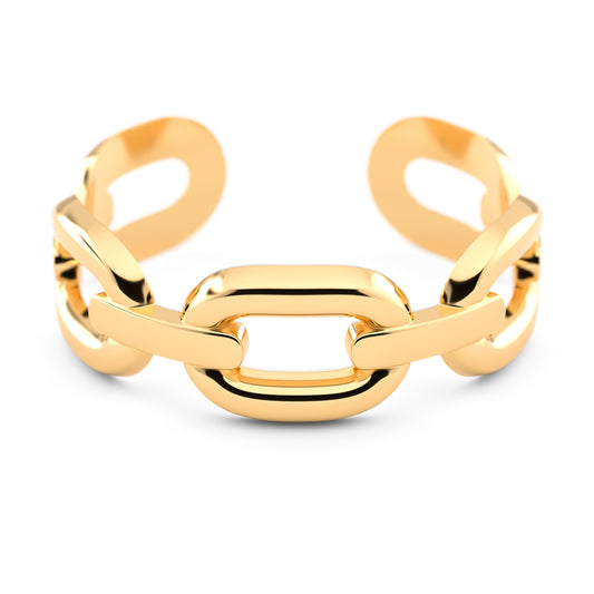Ring im Gliederketten Design | Edelstahl in Rosegold, Silber & Gold