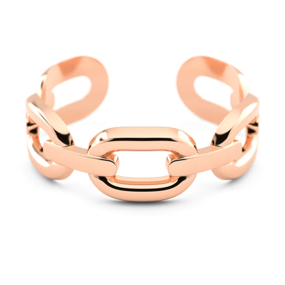 Ring im Gliederketten Design | Edelstahl in Rosegold, Silber & Gold