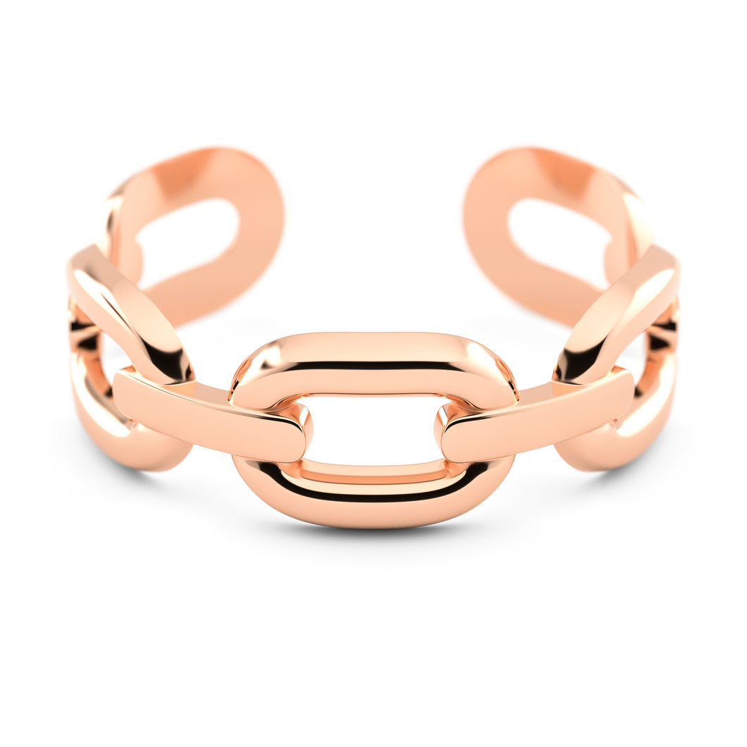 Ring im Gliederketten Design | Edelstahl in Rosegold, Silber & Gold