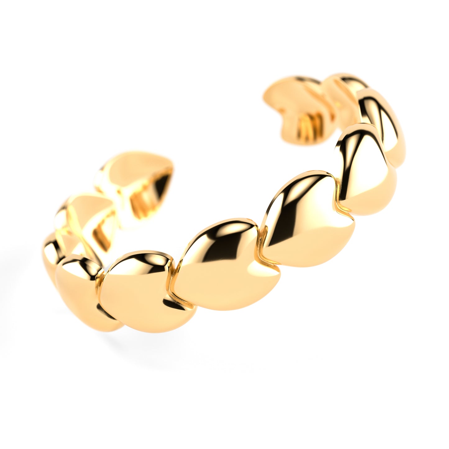 Ring im Herzen Design | Edelstahl in Rosegold, Silber & Gold
