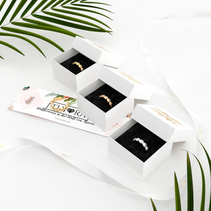 Ring im Herzen Design | Edelstahl in Rosegold, Silber & Gold