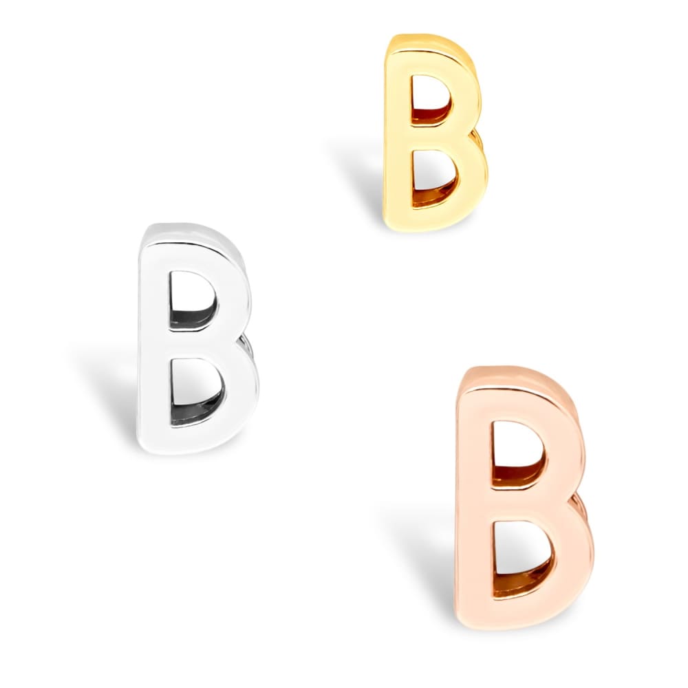 Buchstaben Charms - B / Rosegold - Charms